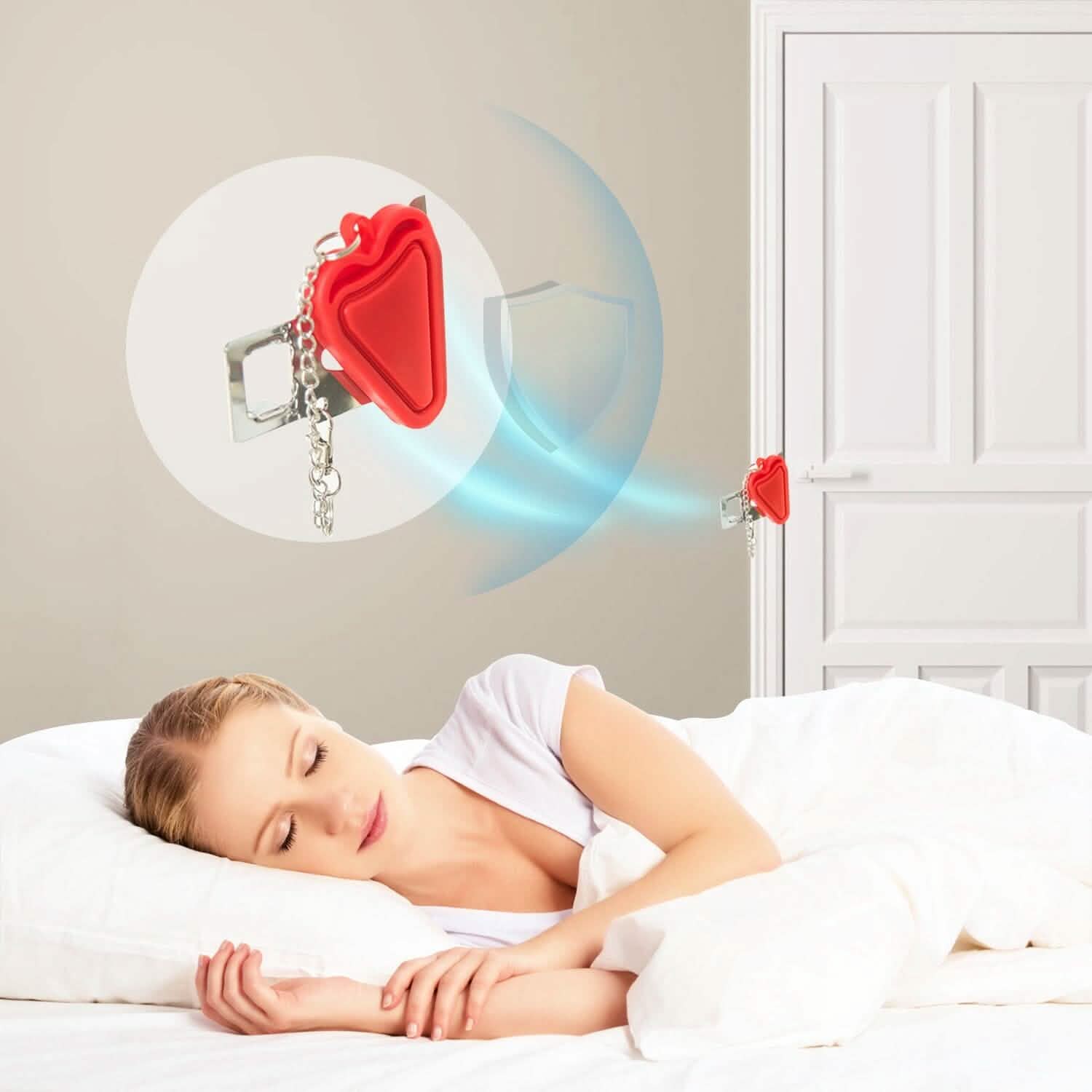 2-Piece: Portable Travel Door Lock Home Hotel Apartment Security Lock