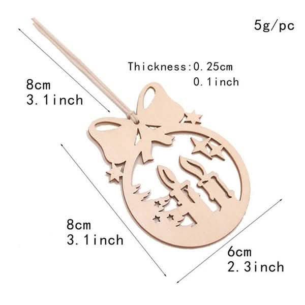 20-Pack: Christmas Day Decoration Pendant