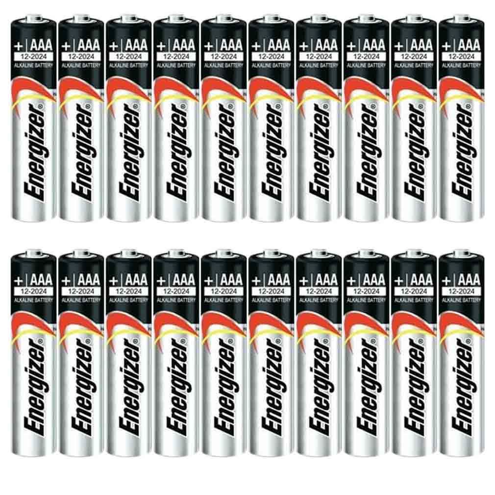 20-Pack: Energizer AA or AAA Max Alkaline Batteries