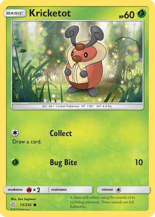 Kricketot 013/236 - SM  Cosmic Eclipse