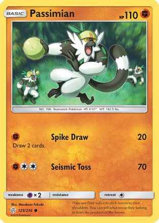 Passimian 125/236 - SM  Cosmic Eclipse Reverse Holofoil