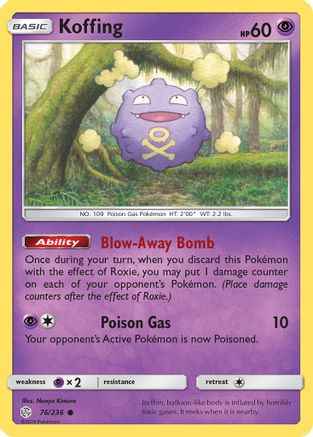 Koffing 076/236 - SM  Cosmic Eclipse