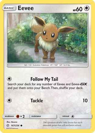 Eevee 167/236 - SM  Cosmic Eclipse