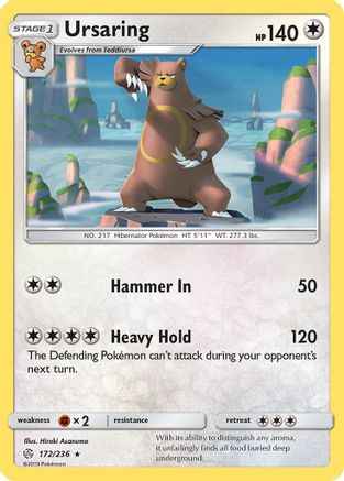 Ursaring 172/236 - SM  Cosmic Eclipse