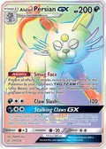 Alolan Persian GX (Secret) 257/236 - SM  Cosmic Eclipse Holofoil