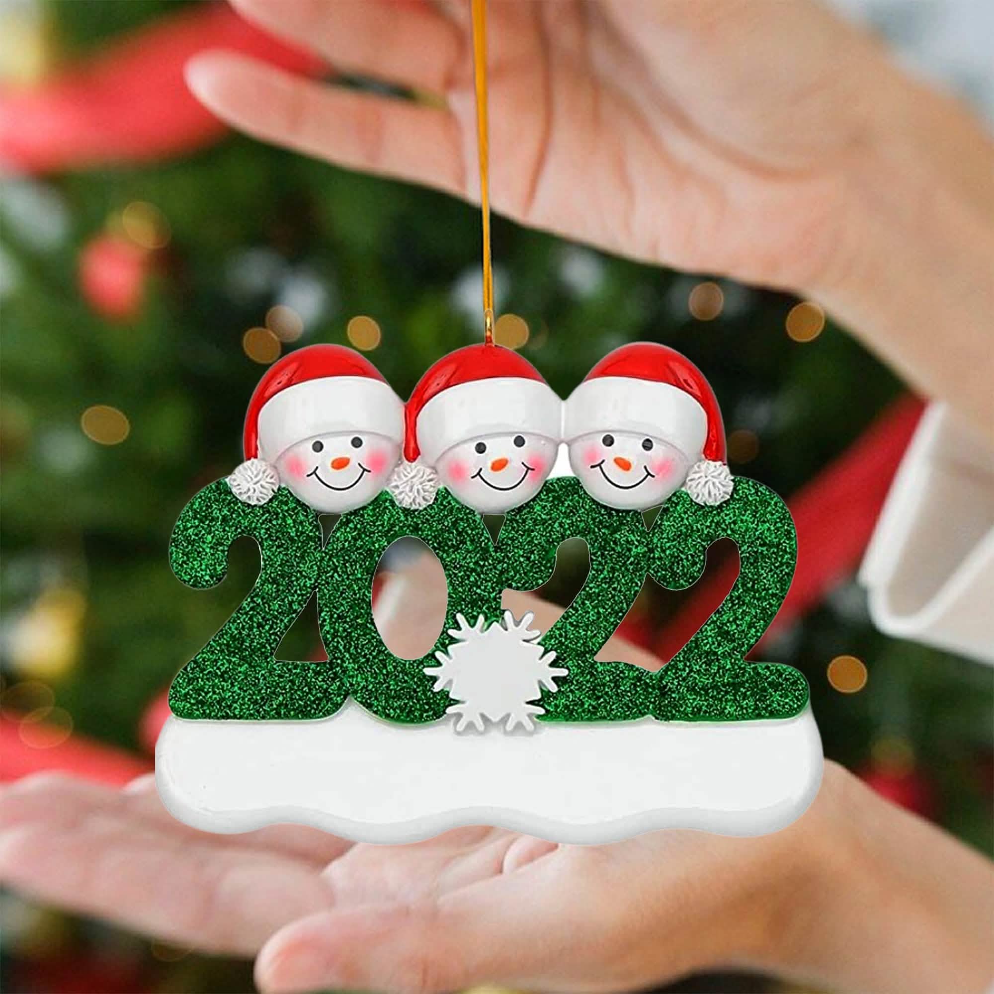 2022 Family Christmas Tree Ornament And Hanging Decorations Personalized Gifts For All