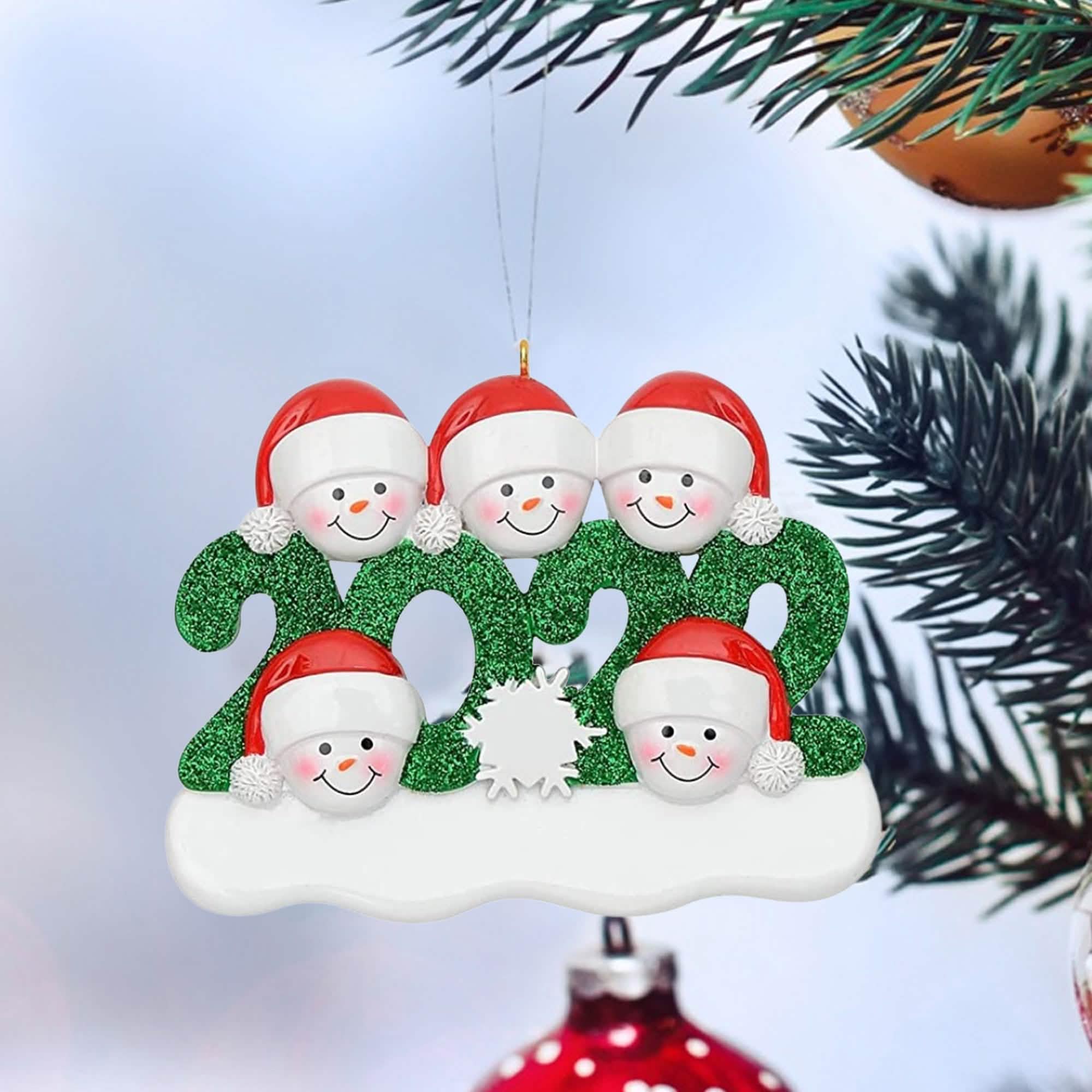 2022 Family Christmas Tree Ornament And Hanging Decorations Personalized Gifts For All