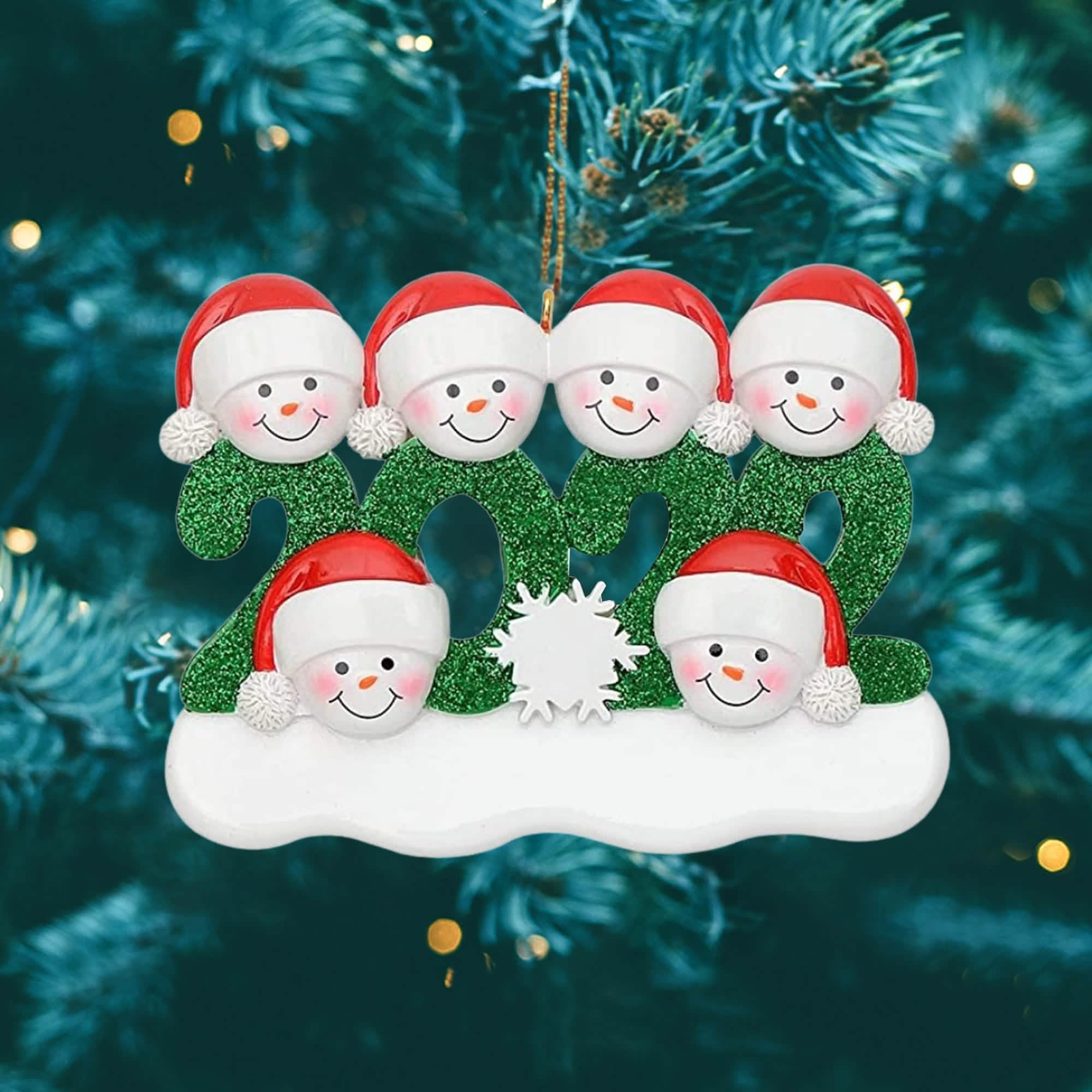 2022 Family Christmas Tree Ornament And Hanging Decorations Personalized Gifts For All