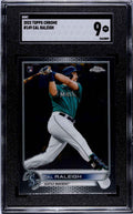 Graded 2022 Topps Chrome Cal Raleigh #149 Rookie RC Baseball Card SGC 9 Mint