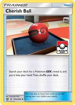 Cherish Ball 191a/236 - League & Championship Cards - Reverse Holofoil
