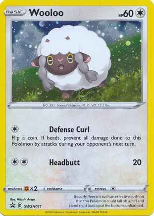 Wooloo SWSH011/307 - SWSH Sword & Shield Promo Cards Holofoil