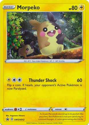 Morpeko SWSH012/307 - SWSH Sword & Shield Promo Cards Holofoil