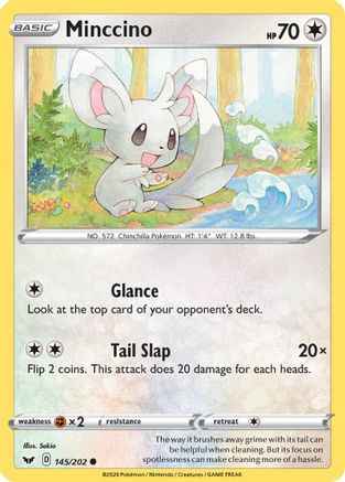 Minccino 145/202 - SWSH01 Sword & Shield Base Set