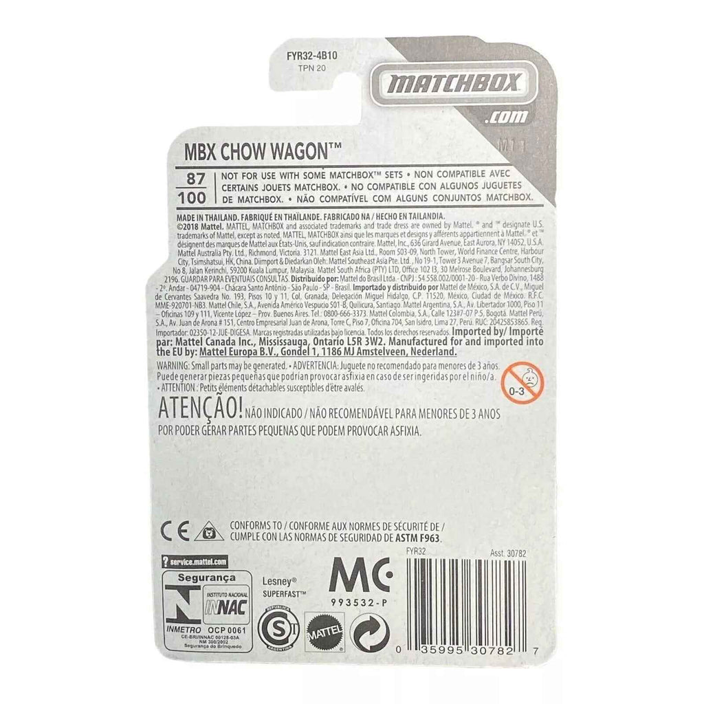 Matchbox MBX Chow Wagon - MBX Service Series 9/20