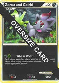 Zorua and Celebi (Black and White Tour Promo)  - Jumbo Cards Holofoil