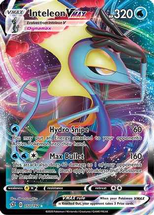 Inteleon VMAX 050/192 - SWSH02 Rebel Clash Holofoil