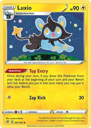 Luxio 061/192 - SWSH02 Rebel Clash