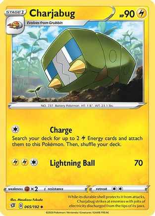 Charjabug 065/192 - SWSH02 Rebel Clash