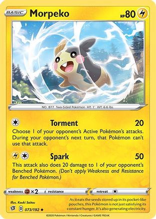 Morpeko 073/192 - SWSH02 Rebel Clash