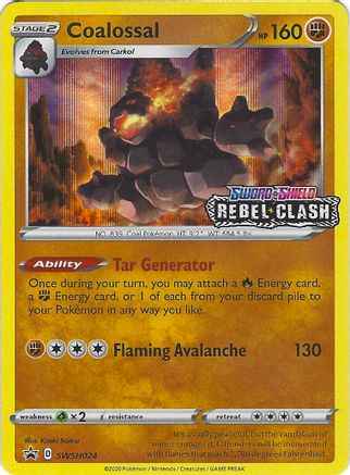 Coalossal SWSH024 - SWSH Sword & Shield Promo Cards - Holofoil