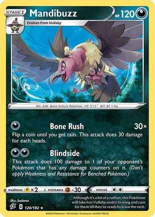 Mandibuzz 120/192 - SWSH02 Rebel Clash