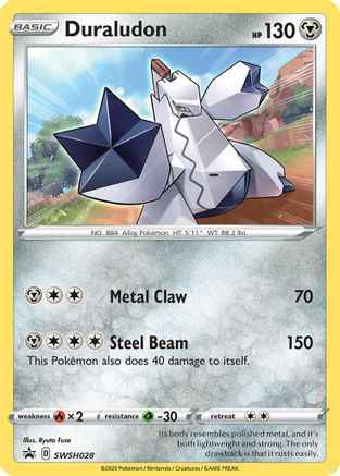 Duraludon SWSH028/307 - SWSH Sword & Shield Promo Cards Holofoil
