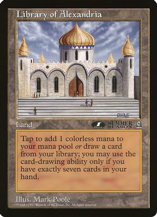 Library of Alexandria (1st Place) (Arena League) (OVER-) - Oversize Cards