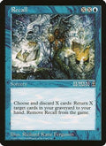 Recall (Arena League) (OVER-) - Oversize Cards