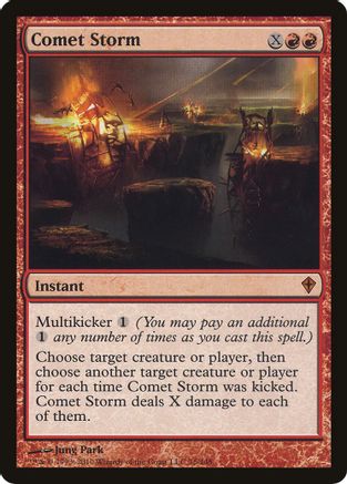 Comet Storm (Worldwake) (OVER-076) - Oversize Cards