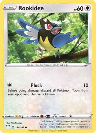 Rookidee 154/189 - SWSH03 Darkness Ablaze