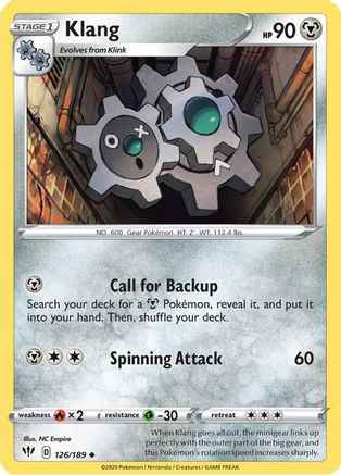 Klang 126/189 - SWSH03 Darkness Ablaze
