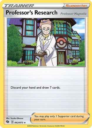 Professor's Research 062/73 - Champions Path Holofoil