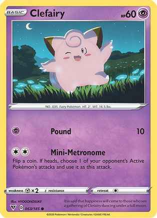 Clefairy 063/185 - SWSH04 Vivid Voltage