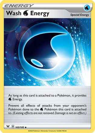 Wash Water Energy 165/185 - SWSH04 Vivid Voltage Reverse Holofoil