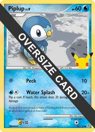 Piplup 093 - First Partner Pack