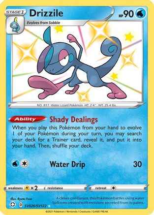 Drizzile SV026/SV122 - Shining Fates Shiny Vault Holofoil