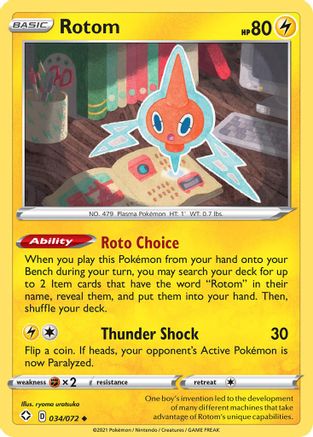 Rotom 034/072 - Shining Fates