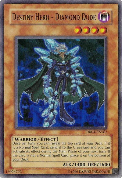 Destiny HERO - Diamond Dude [DR04-EN183] Super Rare