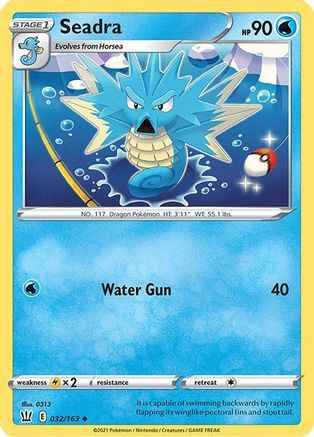 Seadra 032/163 - SWSH05 Battle Styles Reverse Holofoil