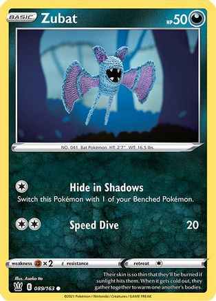Zubat 089/163 - SWSH05 Battle Styles