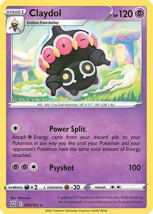 Claydol 058/163 - SWSH05 Battle Styles