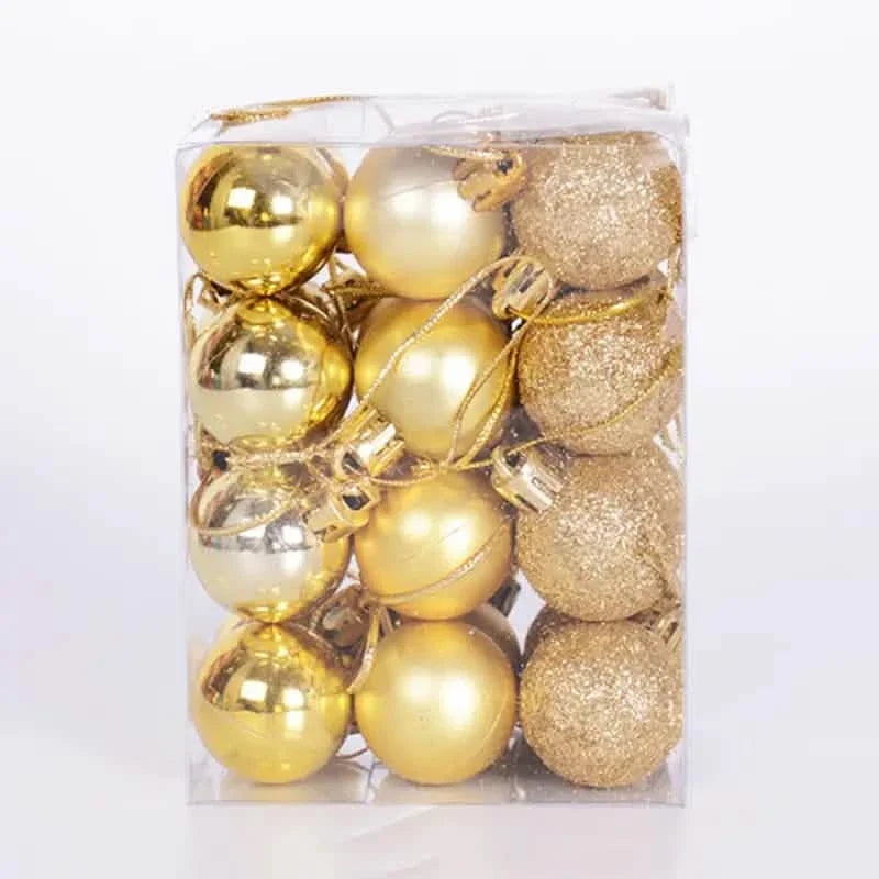 24-Pieces: Sparkling Christmas Balls