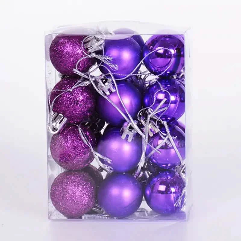 24-Pieces: Sparkling Christmas Balls