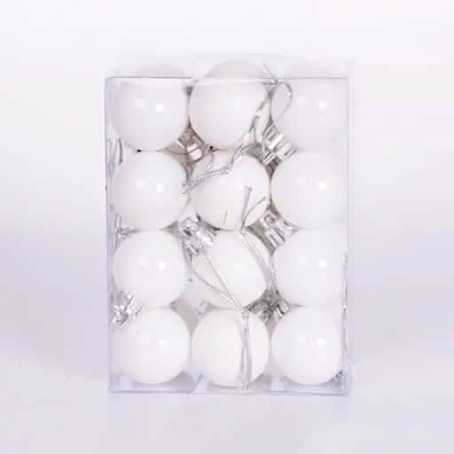 24-Pieces: Sparkling Christmas Balls