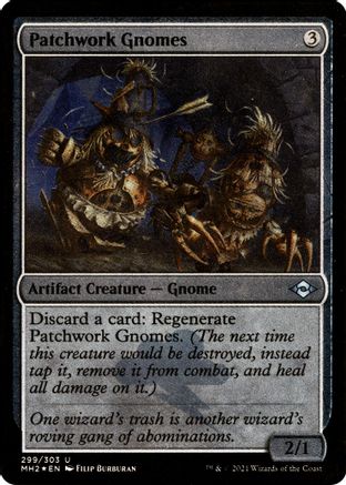 Patchwork Gnomes (Foil Etched) (MH2-299) - Modern Horizons 2 Foil