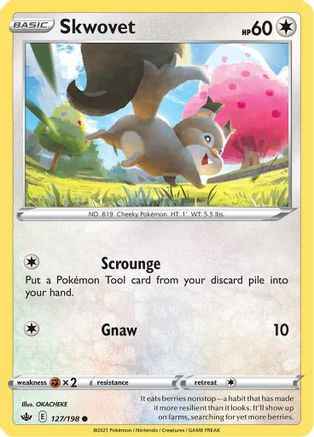 Skwovet 127/198 - SWSH06 Chilling Reign Reverse Holofoil