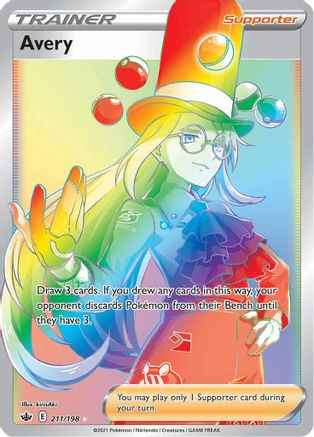 Avery (Secret) 211/198 - SWSH06 Chilling Reign Holofoil