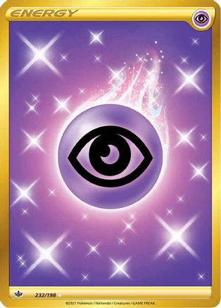 Psychic Energy (Secret) 232/198 - SWSH06 Chilling Reign Holofoil