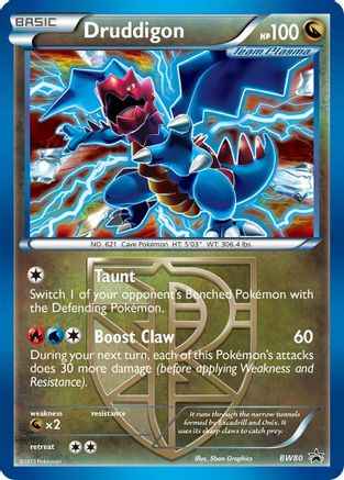 Druddigon (Team Plasma) BW80 - Black and White Promos - Holofoil