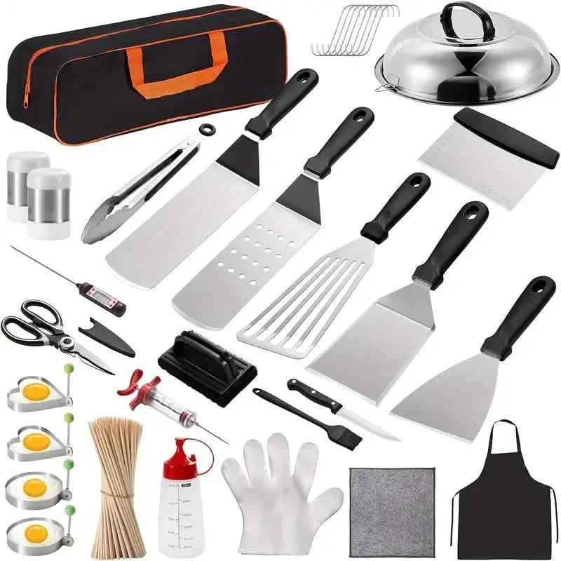 245-Piece Set: Griddle Spatula Kit with Storage Bag